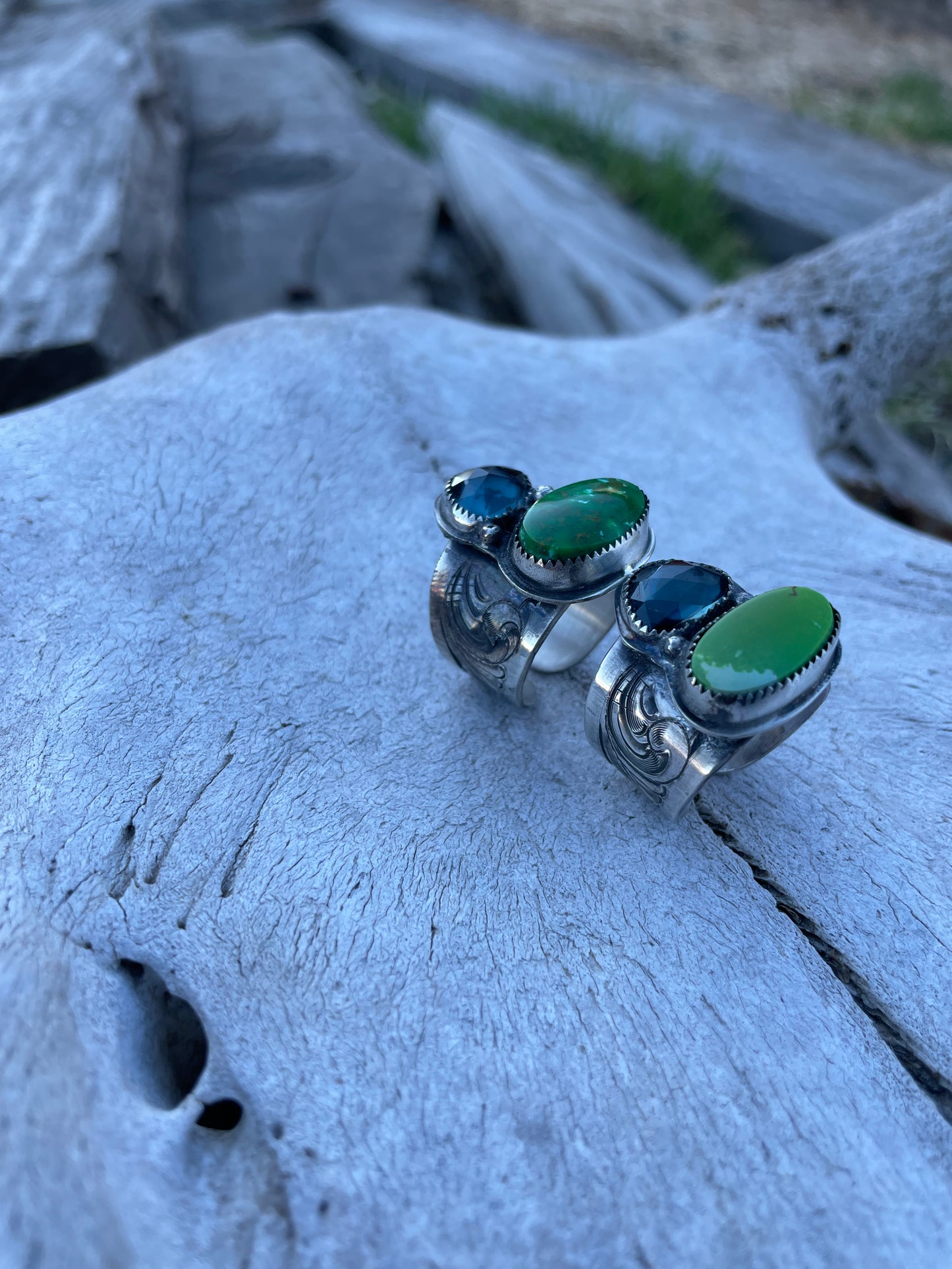 Bottom Green Luck Ring